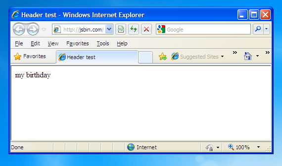 IE without HTML 5 shiv