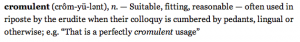 Displaying ruby text after the base text for an English dictionary