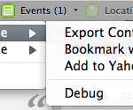 The Firefox Operator plugin’s hCard export options