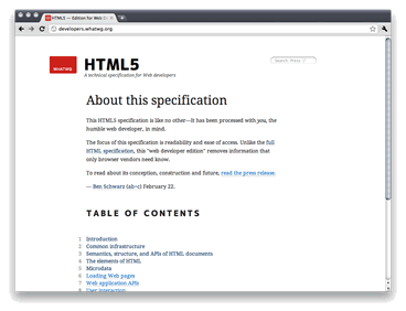 HTML5 for Web Developers screenshot